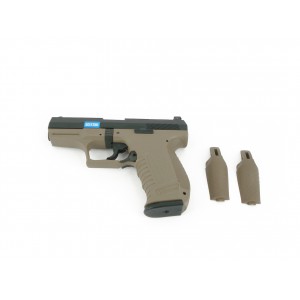 Модель пистолета WE WALTHER P99 GBB, металл, WE-PX001-TAN